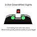 No-Tritium Fiber Optic Sights for Taurus G2C, PT111, G3, G2, 709, G2S, PT140, 740, Taurus G2C Accessories Sights Set (Front Red&Rear Green Dot)