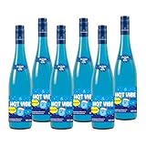 KATLENBURGER – Hot Vibe Blue | Ein farbenfrohes Heißgetränk mit fruchtiger Blaubeernote. Leichtalkoholisches Heißgetränk im bunten Dopamine-Style für gute Laune | Inhalt: 6x 750ml, 5,5% vol.
