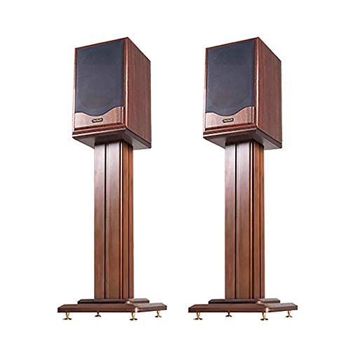 1 Paar-Standlautsprecher Stand EIN Set Aus Holz Double Base Klammern, for Surround-Sound Und Buch-Regal-Lautsprecher (Size : 60cm)