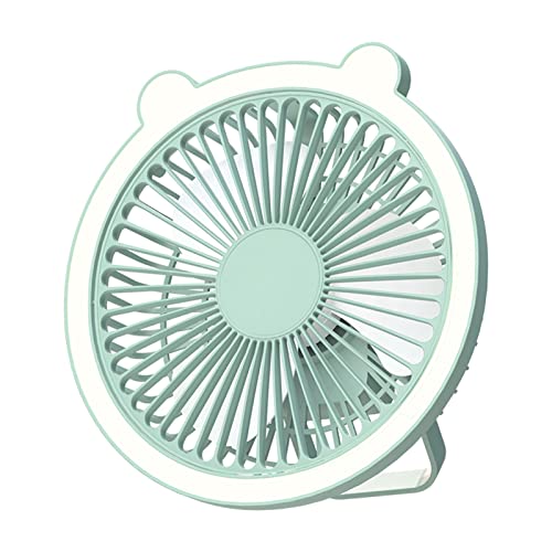 Ventilador de camping para evitar el calor en la tienda con luz LED recargable