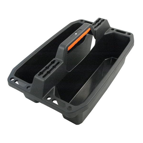 Neilsen CT5371 – Tool Tote Tray – 496mm Impact Resistant Polypropylene with 2 Compartments and Ergonomic Handle – Tool Storage with Perforations