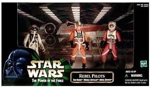 Star Wars: Power of the Force Cinema Scenes Rebel Pilots (Ten Numb, Wedge Antilles, Arvel Crynyd) Action Figure Multi-Pa