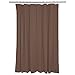 Bath Bliss Heavy Shower Curtain Liner, 12 Rust Resistant Metal Grommets, 3 Weighted Magnet Hem, Chocolate, Brown