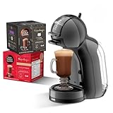 Kit cafeteira dolce gusto mini me preta 110v + bebidas kopenhagen