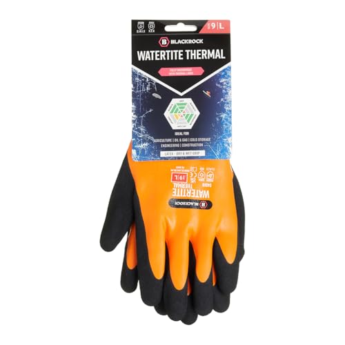 Miniatura 6 de Blackrock Guantes De Trabajo Térmicos Impermeables, Watertite Para Hombres Mujeres Unisex, Guantes De Congelación, Forrados De Vellón, Accesorios, Calefactados, Jardinería Heavy Duty