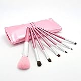 7 piezas ojo pincel de maquillaje conjunto incluye un mini pincel de abanico, un cepillo de pestañas, cepillos de sombra de ojos, cepillos de mezcla, cepillos para las cejas y los cepillos corrector.Que satisfarán todas sus necesidades de aplicar el maquillaje de ojos.