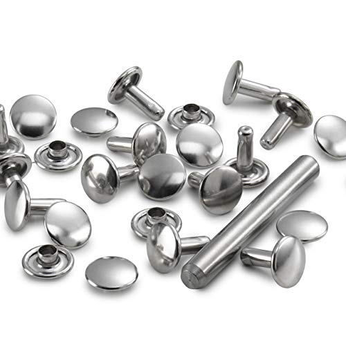 Prym - Prym Silver (Thickness 4-6mm) Tubular Rivets - 1 Unit, 4-6 mm - Image 3
