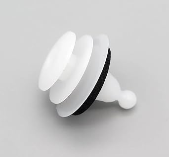 Pack of 10 White POM Bumper & Trim Fastening Clips   Replacement for Hyundai Interior/Exterior Moulding/Bumper Trim 9255236000/8231536000