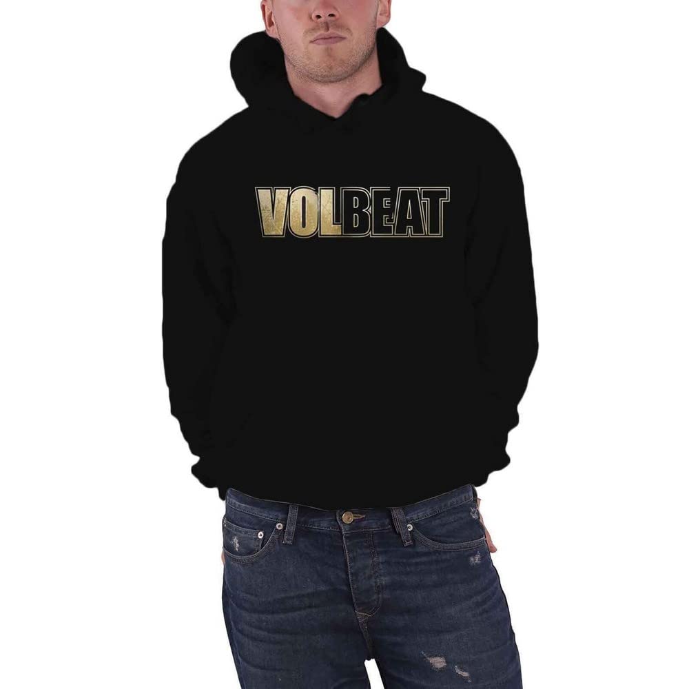 Volbeat Unisex Adult Bleeding Crown Skull Hoodie (S) (Black)