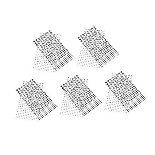 ULDIGI Self Adhesive Body Rhinestones Makeup Stick on Face Jewels Eye Gems Stickers for Halloween Festive