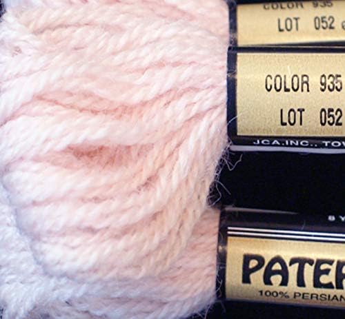 Needlepoint 3-ply Wool Yarn-Color-935-RUSTY Rose-This Listing is for 2 Mini 8-YD SKEINS-OR PRE Cut Equivalent image 4
