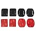AxPower 16 PCS Helmet Adhesive Pads Sticker Flat Curved Mounts Accessories kit for GoPro Hero 8 7 6 5 4 3+ 3