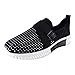 Sunnyuk Slip-on Mode Damen Schuhe mit Dicke Sohle Lässige Einzelschuhe Einfarbig Fashion Leichte Atmungsaktiv Turnschuhe Bequem rutschfest Joggingschuhe Laufschuhe Wanderschuhe
