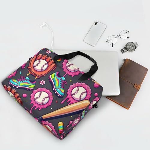 Bolso bandolera para laptop 15.6 pulg rosa y rojo miniatura 7