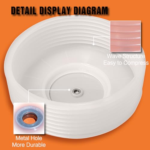 Image of 8.25 Hole Saw for Recessed Lights, 8-1 /4 Inch Hole Cutter with Dust Bowl Catcher for Led Recessed Lighting 8 Inch and Wood Metal Drywall, Bi-Metal Construction, Orange