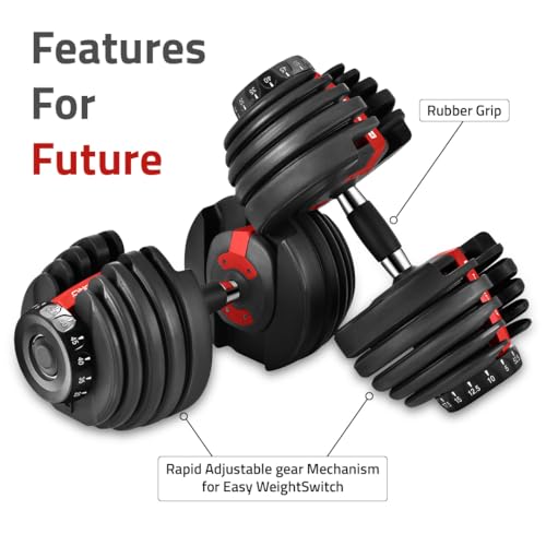 MAXPRO MAXBELL 24kg Adjustable Dumbbells - Image 3