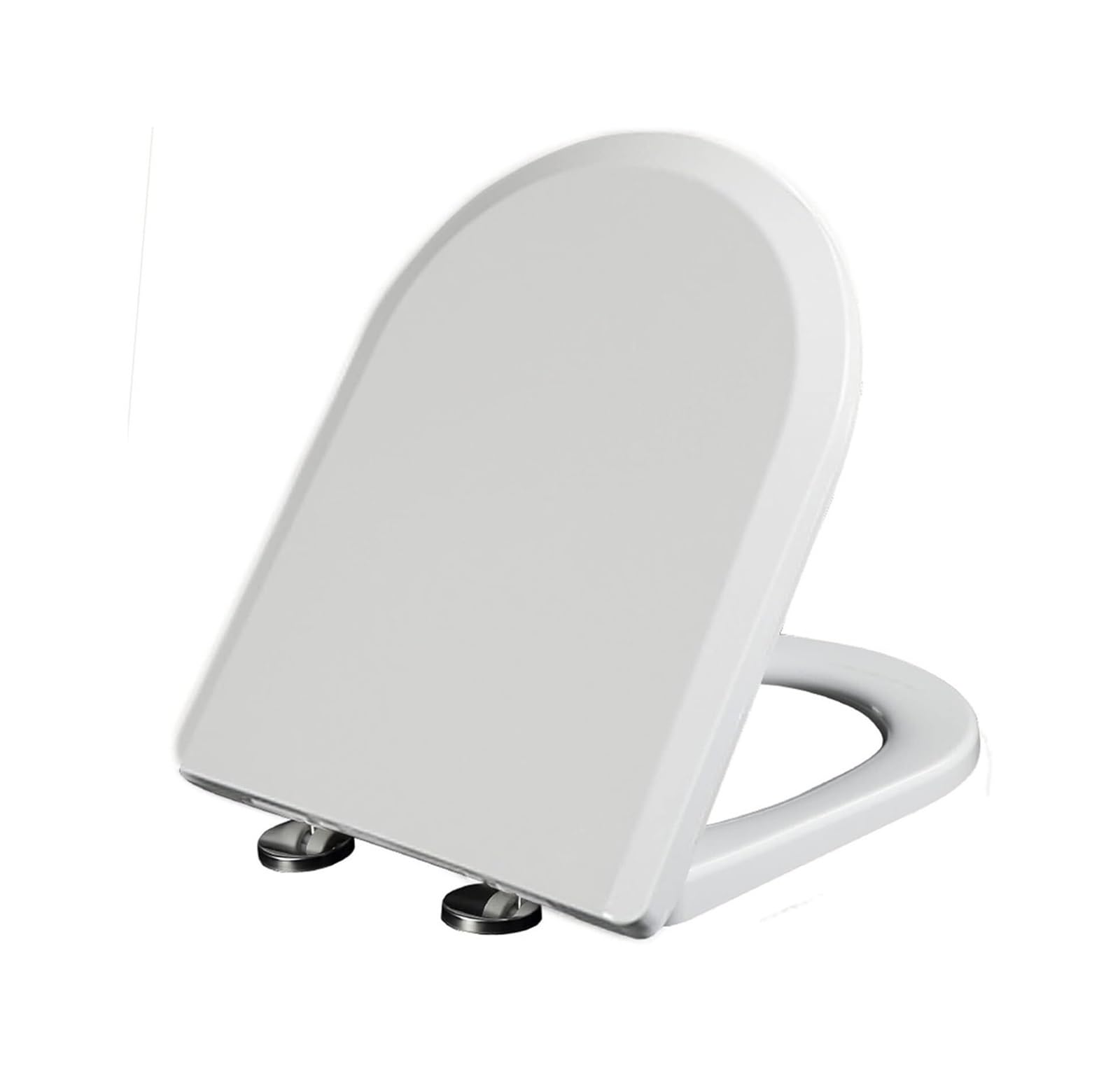 Eamrfvqt One Color Toilet Seat, Polypropylene D Shaped Toilet Seat