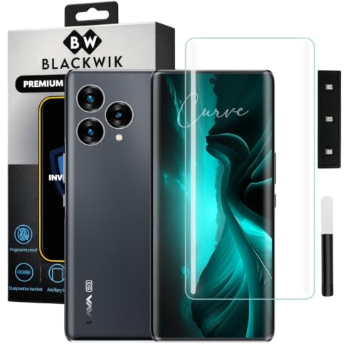Image of Blackwik UV Curved Tempered Glass for Lava Blaze Curve 5G | 1-Pack