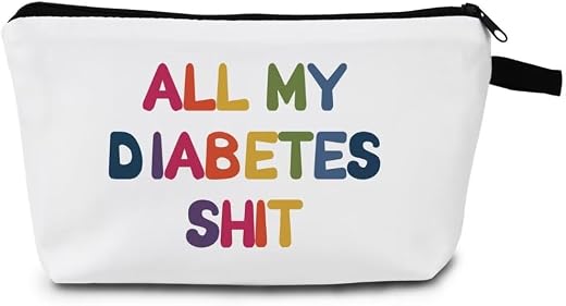 MoCaliduccious Colorful letters Makeup Bag for Women Travel Cosmetic Organizer Bag Teacher Appreciation Gifts Small Zipper...