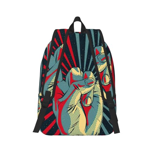 Mochila para enfermera con estampado de rock and roll EdWal de mujer 3