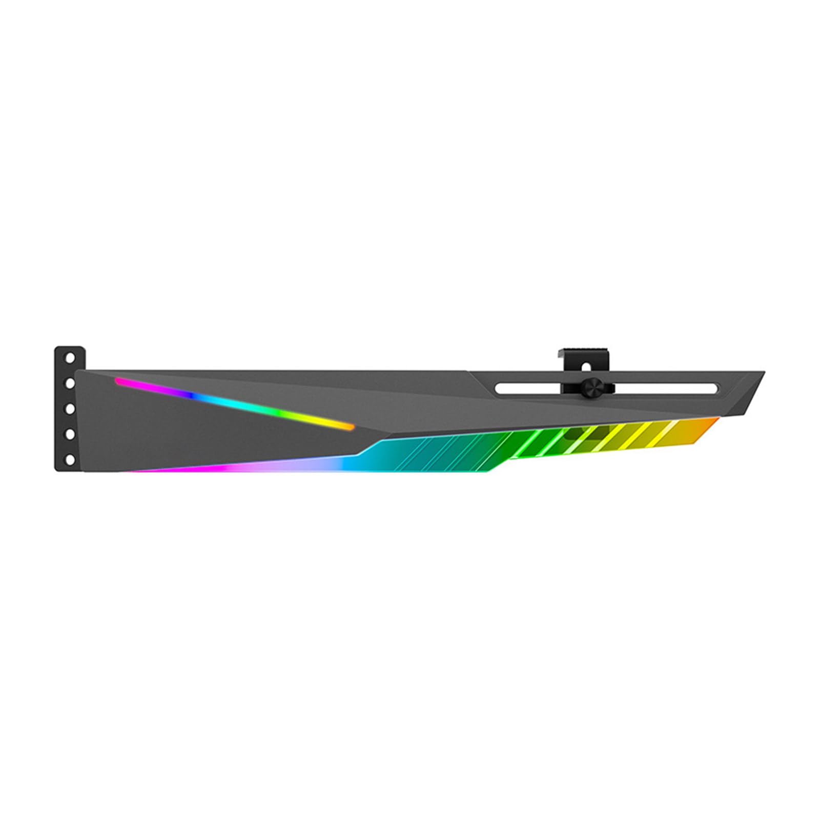 ARGB Graphics Card Aluminum GPU Bracket 5V 3Pin Sliding Mechanism for Tower Case ARGB GPU Bracket