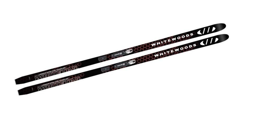 Whitewoods Whitetail Adult Metal Edge Cross Country Skis, Rottefella NNN Binding
