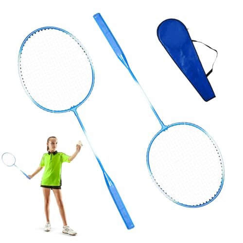 Juego De Bádminton Para Adultos: Raquetas Para 2 Jugadores, Recreación Al Aire Libre | Equipo Deportivo Para Niños Y Adolescentes, Diversión Familiar En El Patio Trasero, Juego De Bádminton, Equipo Pa