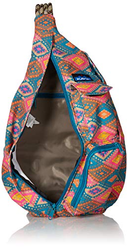 KAVU Original Rope Bag - Compact Lightweight Crossbody - Rhombus Rug