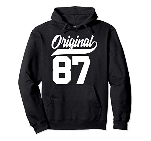 Regalo de 34 cumpleaños Chicos Chicas Original Nacido 1987 Sudadera con Capucha