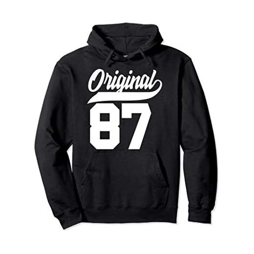 Regalo de 34 cumpleaños Chicos Chicas Original Nacido 1987 Sudadera con Capucha