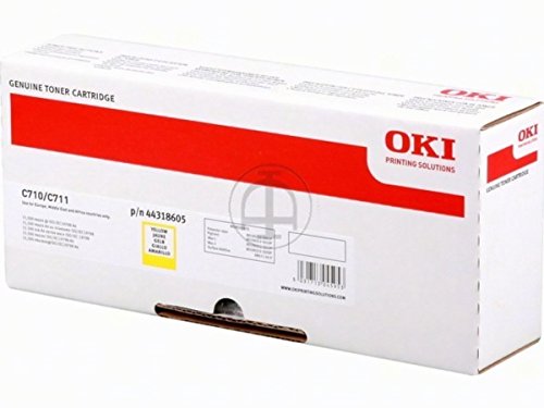 Toner yellow OKI C 710 CDTN original de 11.500 Pages 44318605
