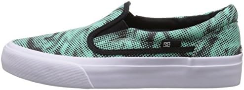 DC Boy's Trase Slip-ON SP Skate Shoe-K, Black/Blue, 13 M US Little Kid | Image 7