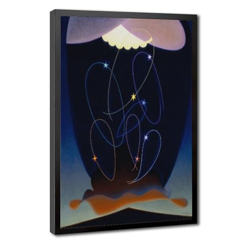 Toile spirituelle cosmique Agnes Pelton une poésie murale