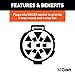 CURT 55664 Dual-Output Vehicle-Side 6-Pin, 4-Pin Connectors, Factory Tow Package and USCAR Socket Required