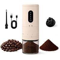 elesories Coffee Bean Grinder, Electric Burr Grinder, 38 Settings, USB-C