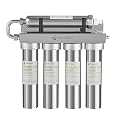 FACHIOO Stainless Steel Water Filter for Sink,0.01?m Ultra-Filtration Under Sink Water Filter System, Reduces PFAS, PFOA/PFOS, Fluoride, Chlorine, Bad Taste & Odor, Tankless 5-Stage High Capacity