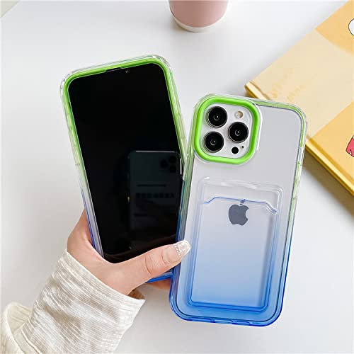 Coque dégradée iPhone 13 Pro Max transparente pour voyager léger avec votre carte