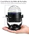 Luditek Disco Ball Party Lights Sound Activated Battery Powered Portable Karaoke Dancing Strobe Lights for Indoor Outdoor Christmas Halloween Party Decorations Supplies for Car Home