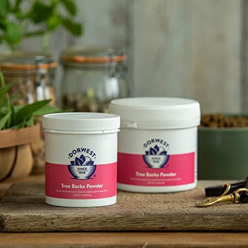 Dorwest Tree Barks Powder for Dogs and Cats, 100g, Slippery Elm Powder  Soothes Digestion & Upset Tummies, Eases Discomfort, Natural Formula