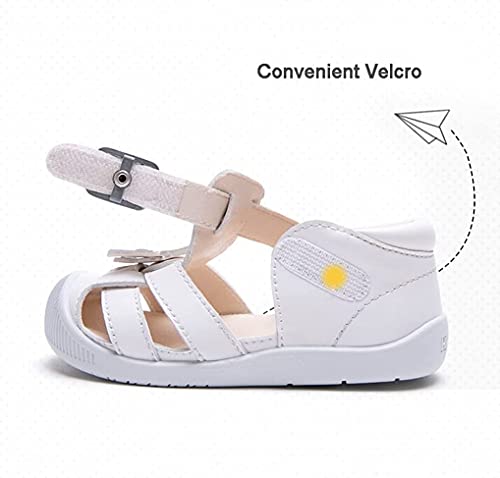 Baby Sandals Soft-Soled Newborn Toddler Shoes (Suitable for Toddlers/Children) Fit Baby Shoes (Color : White 2 Size : 14.5cm) (White 2 11.5cm)4