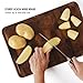 Calphalon Edge Guard Medium 18 x 12 End Grain Acacia Wood Cutting Board