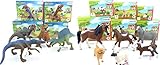  Kinder Überraschung Alle 10 McDonalds Figuren zum Happy Meal 2020 Dinosaurier und Farm World Bauernhof Neu