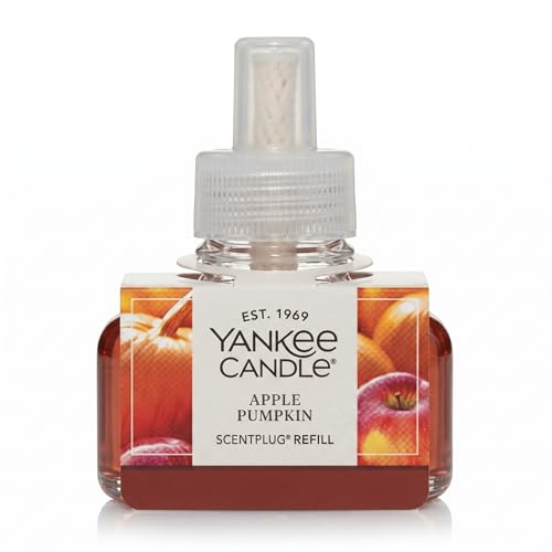 Image of Yankee Candle ScentPlug Refill for Plug in Air Fresheners, Scented Oil Refills, Long Lasting Home Fragrance, Apple Pumpkin (Pack of 4)