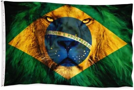 Bandeira Do Brasil Oficial - Diversos Tamanhos E Tecidos (LEÃO-PO...