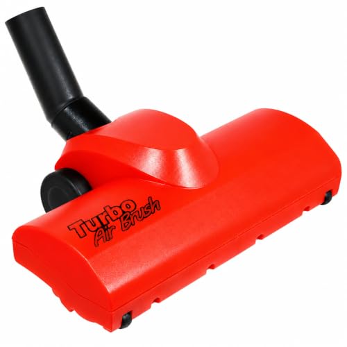 Dizayn 32mm Universal Red Airo Turbo Brush | Henry Hoover Head Replacement for Numatic/Hetty/Herry/James/Basil/Charles/George | Best Henry Hoover Attachments Head for Floor and Carpet Cleaning