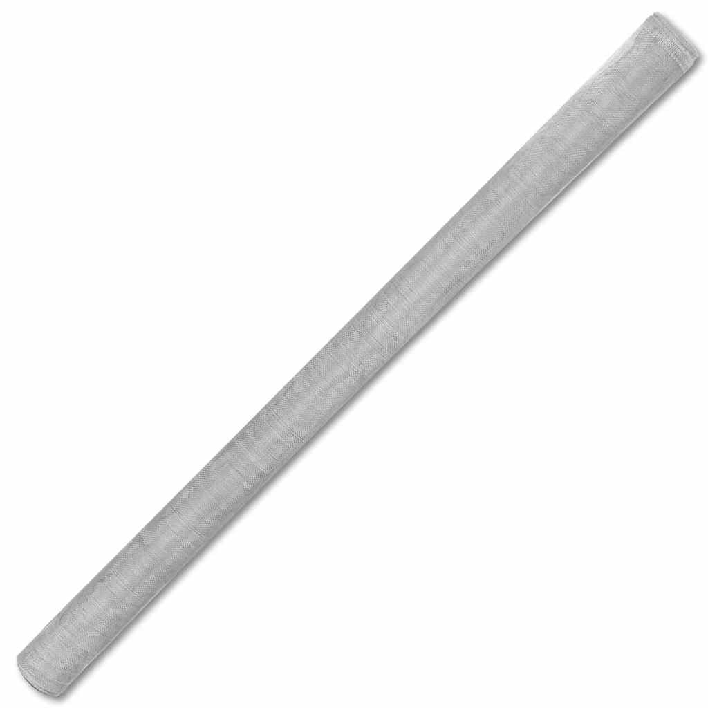 Fliegengitter Aluminium silbern 100x500 cm Insektenschutzgitter robust leicht zuschneidbar für Garten, Terrasse, Balkon, Außeneinsatz, vielseitig für Zaunfeld, Sichtschutz, Maschendraht