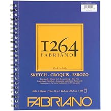 Fabriano 1264 Sketch Pad, 9 x 12, Light Cream