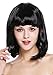 WIG ME UP- 0073-3-P103 Peluca Mujer Carnaval Halloween Disco Party Corto Longbob...