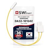 DA32-10104N Made in Korea Refrigerator Temperature Sensor Replacement for DA32-10104V Samsung Refrigerator Models RF261BEAESR,RF28HFEDBSR,RF30HBEDBSR,RF31FMESBSR, Fixes 5E/SE Error, 36-Month Warranty