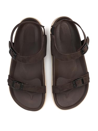 Image of FENTACIA Men Ankle Strap Sandals